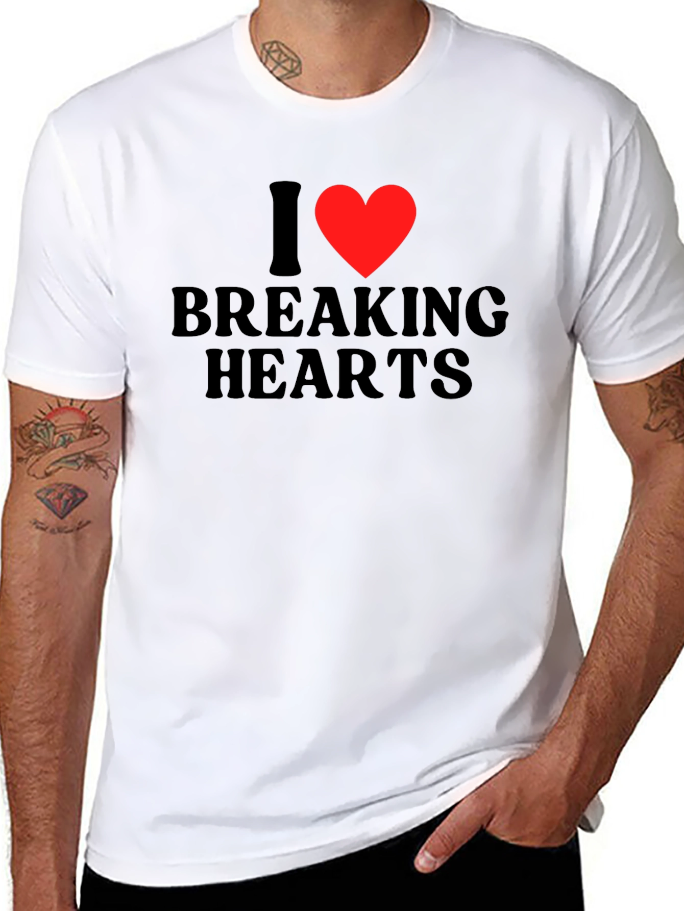 I Heart Breaking Hearts T-Shirt - Bold Statement Tee