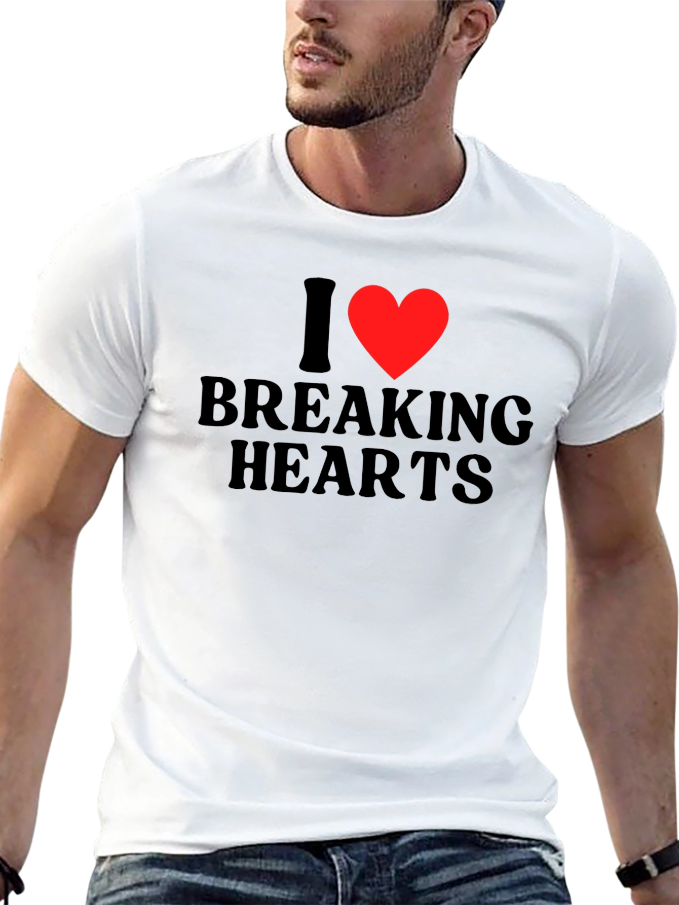 I Heart Breaking Hearts T-Shirt - Bold Statement Tee
