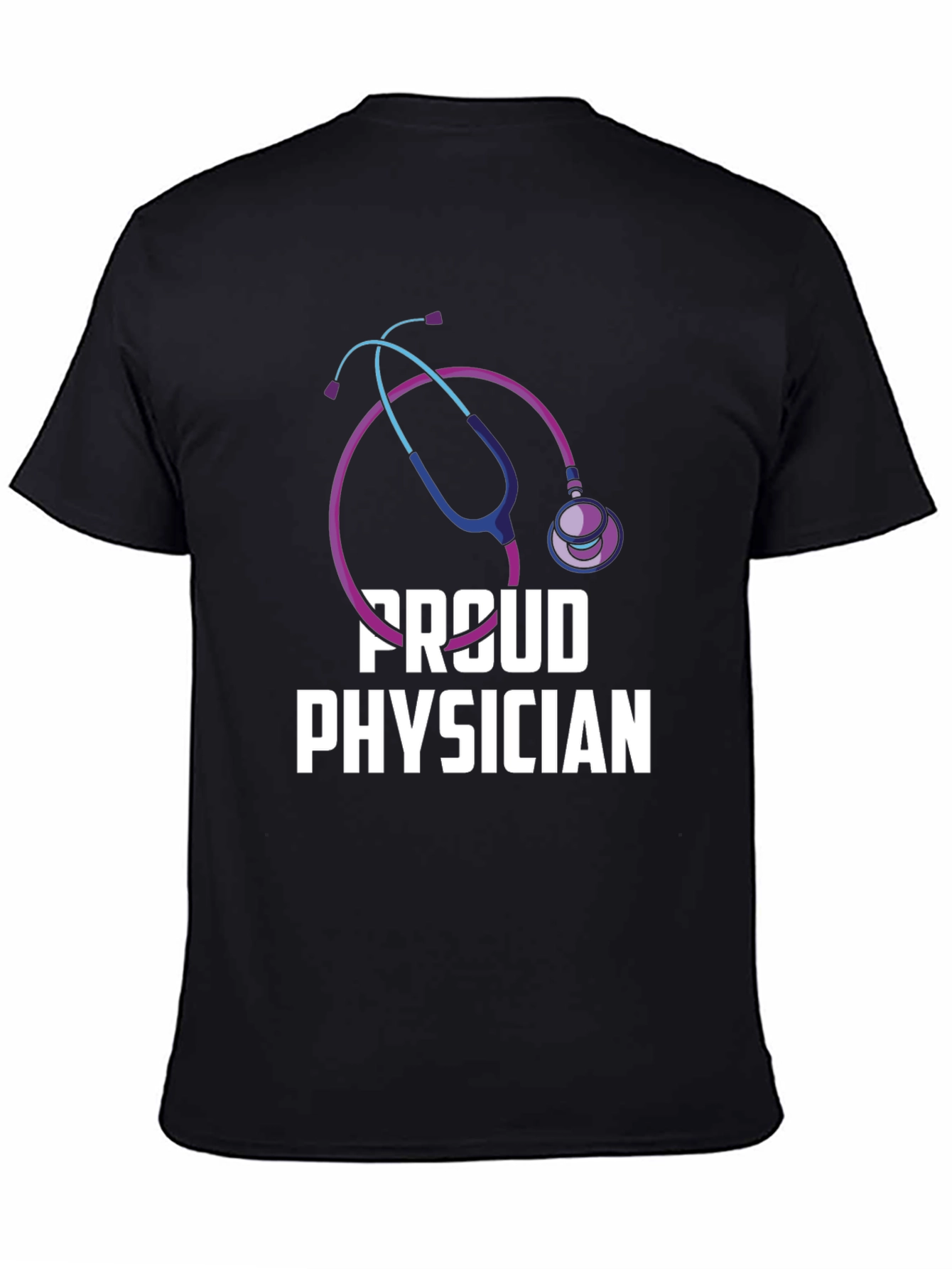 Proud Physician Black T-Shirt