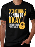 Ukulele Player Here T-Shirt - Everythings Okay