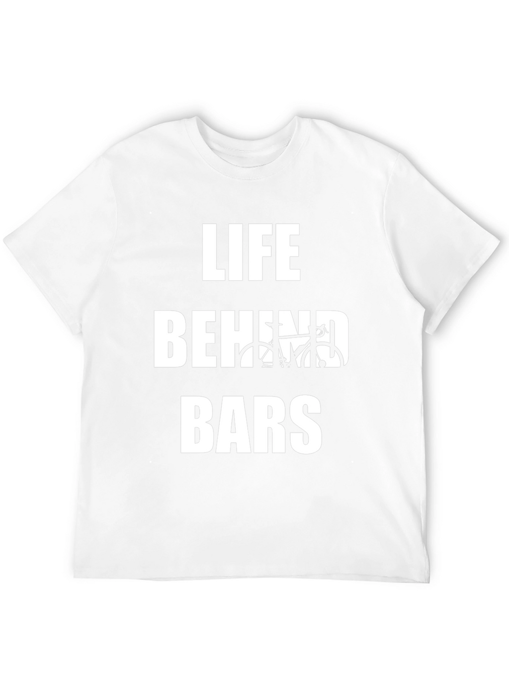 Life Behind Bars Bicycle Graphic Tee - Black