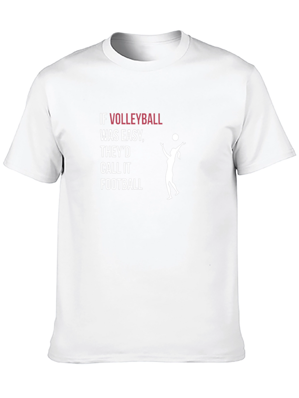 Volleyball Graphic T-Shirt - Funny Sports Tee