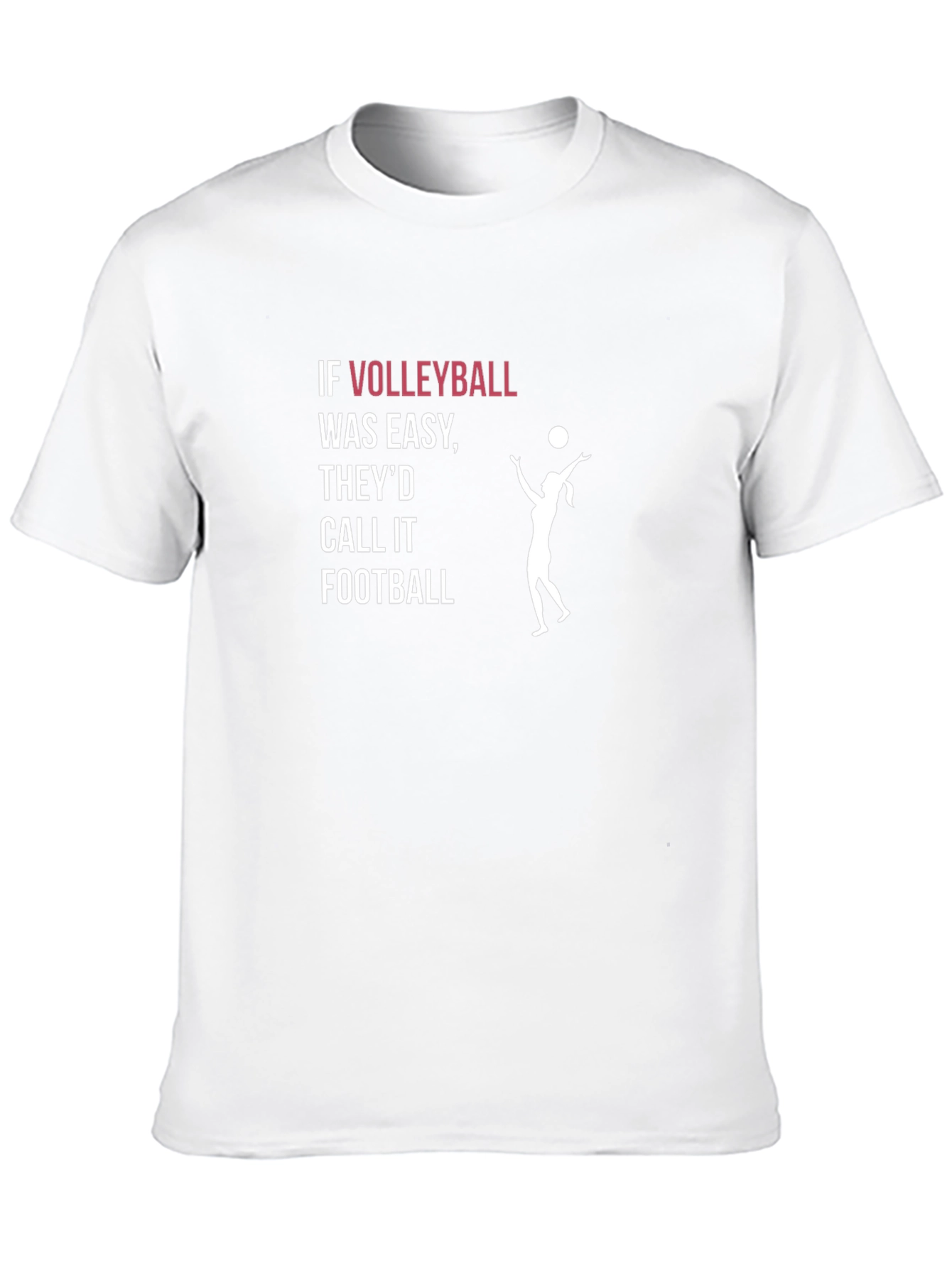 Volleyball Graphic T-Shirt - Funny Sports Tee