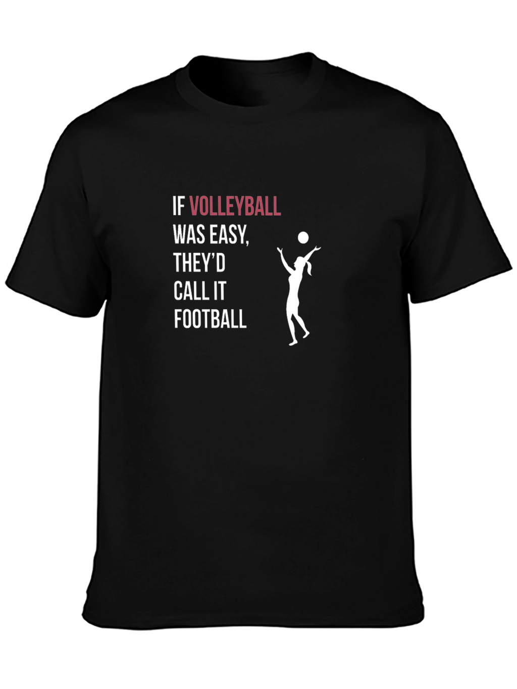 Volleyball Graphic T-Shirt - Funny Sports Tee