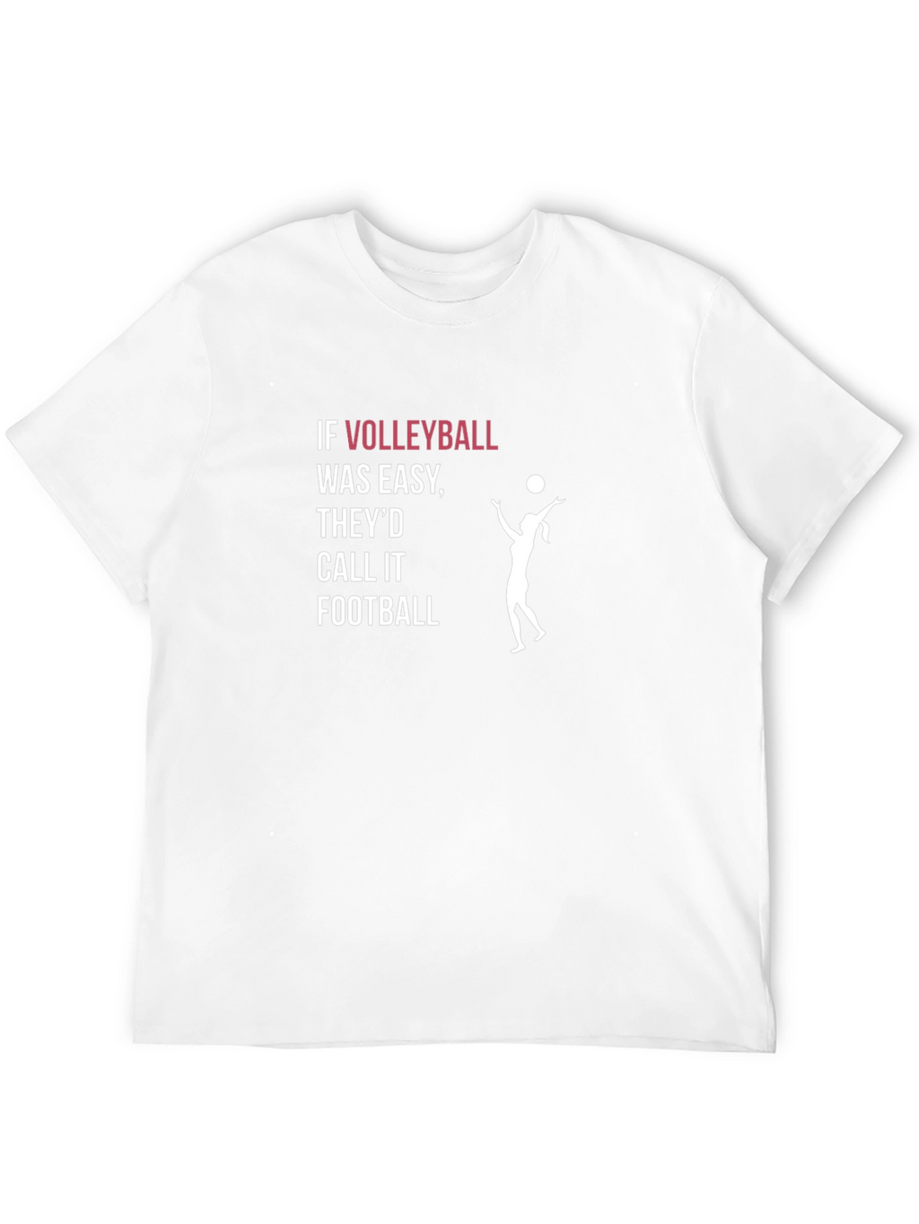Volleyball Graphic T-Shirt - Funny Sports Tee