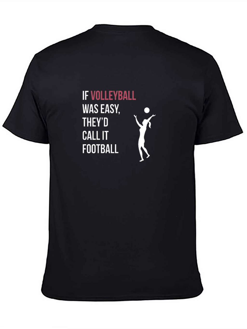 Volleyball Graphic T-Shirt - Funny Sports Tee