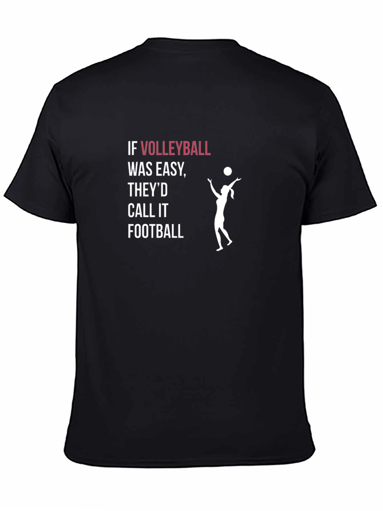 Volleyball Graphic T-Shirt - Funny Sports Tee