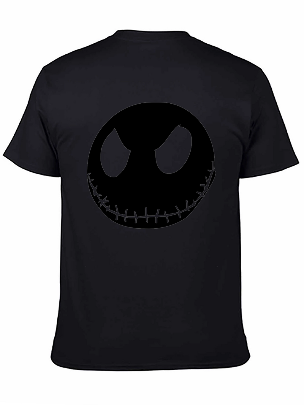 Spooky Jack Skellington Graphic Tee - Mens Black T-Shirt