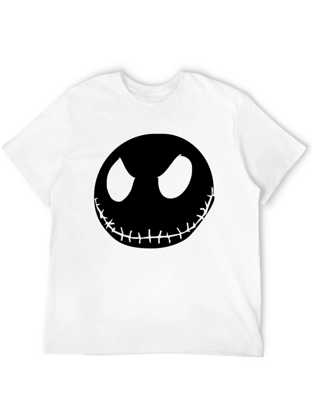 Spooky Jack Skellington Graphic Tee - Mens Black T-Shirt