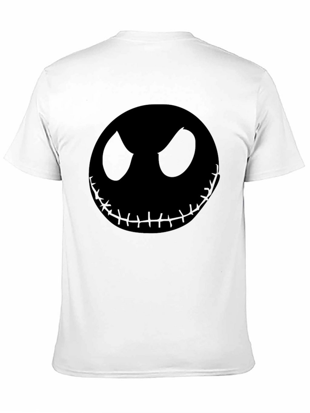 Spooky Jack Skellington Graphic Tee - Mens Black T-Shirt