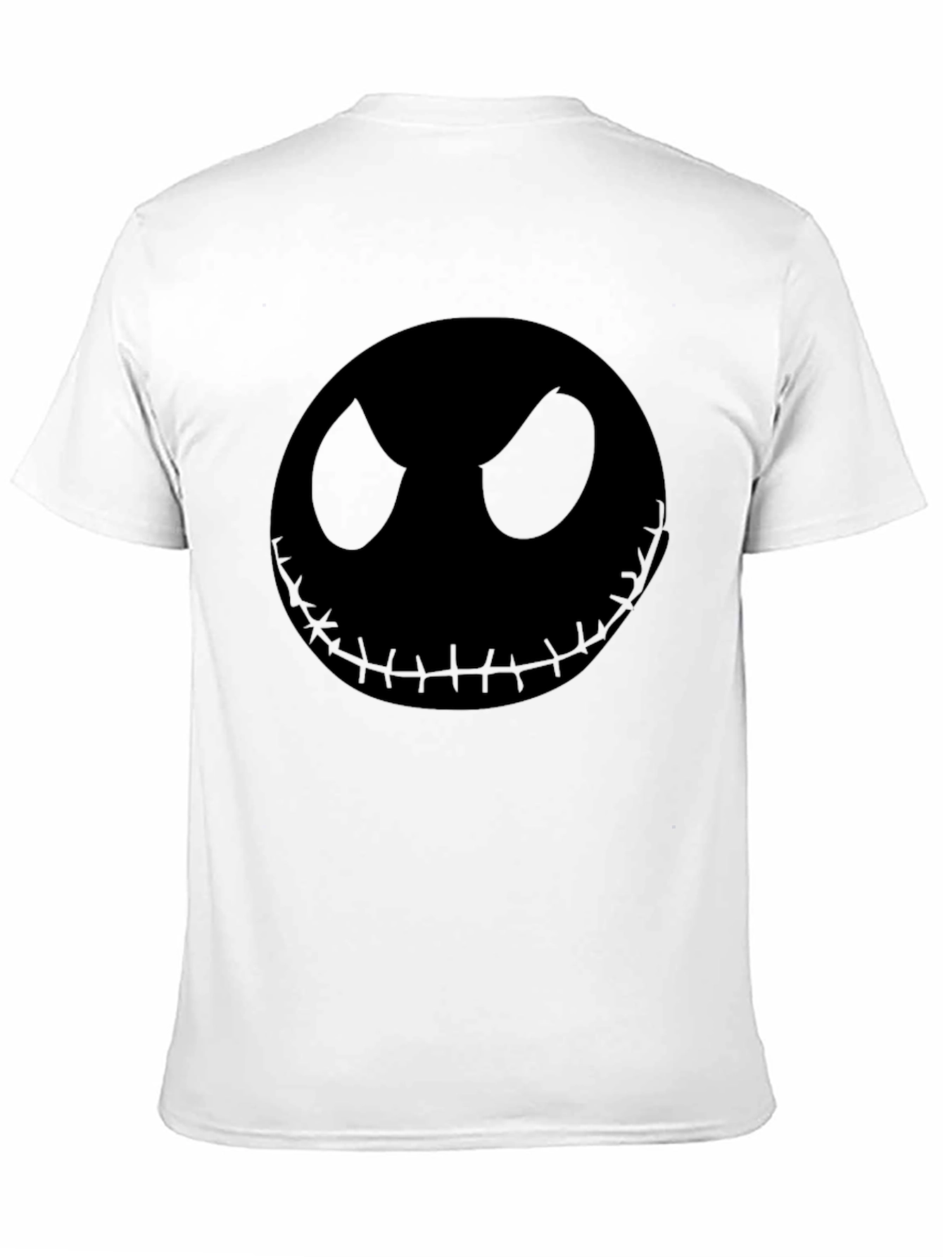 Spooky Jack Skellington Graphic Tee - Mens Black T-Shirt