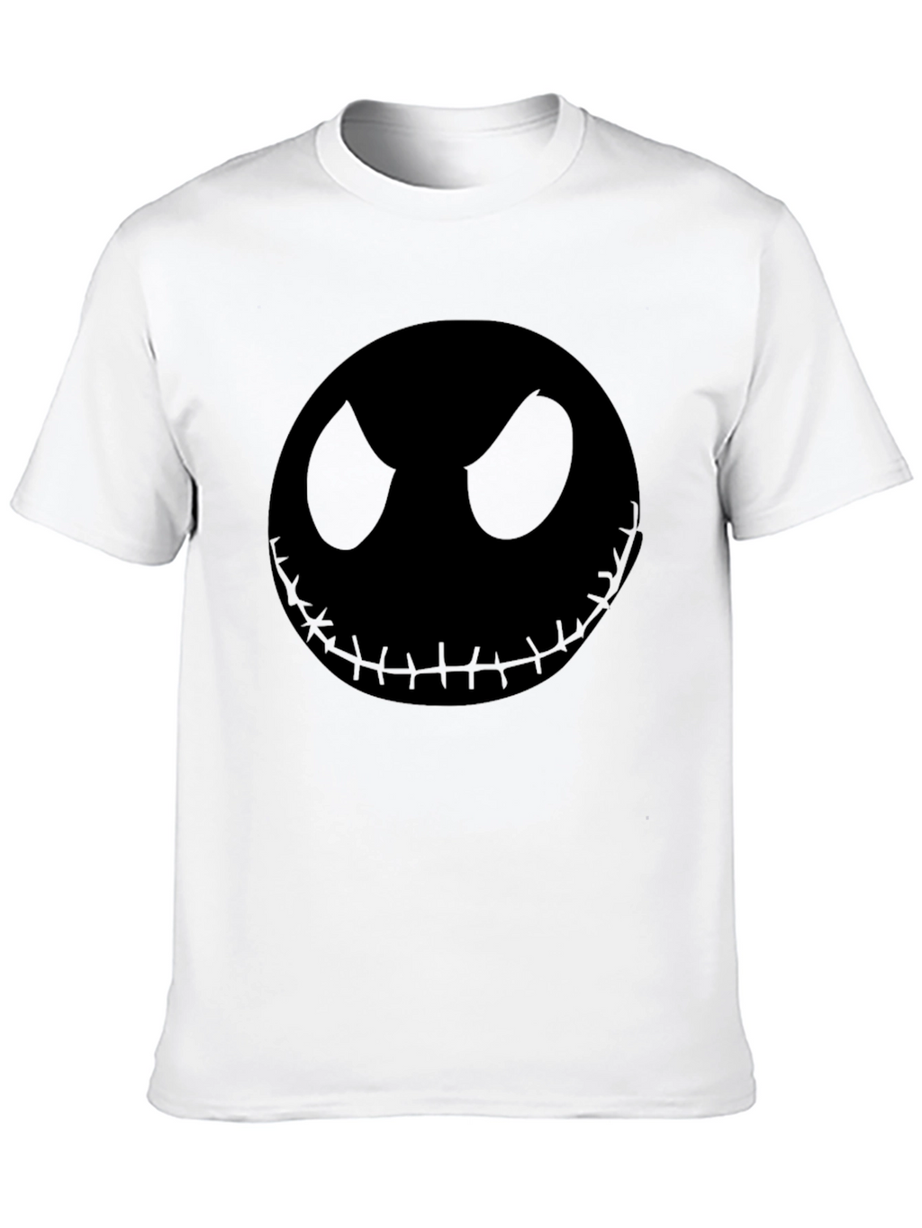 Spooky Jack Skellington Graphic Tee - Mens Black T-Shirt