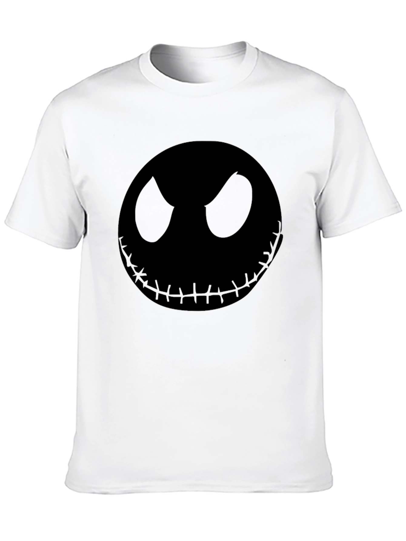 Spooky Jack Skellington Graphic Tee - Mens Black T-Shirt