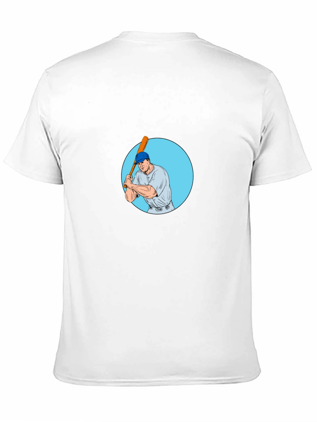 Batter Up! Baseball Player Graphic Tee - Black