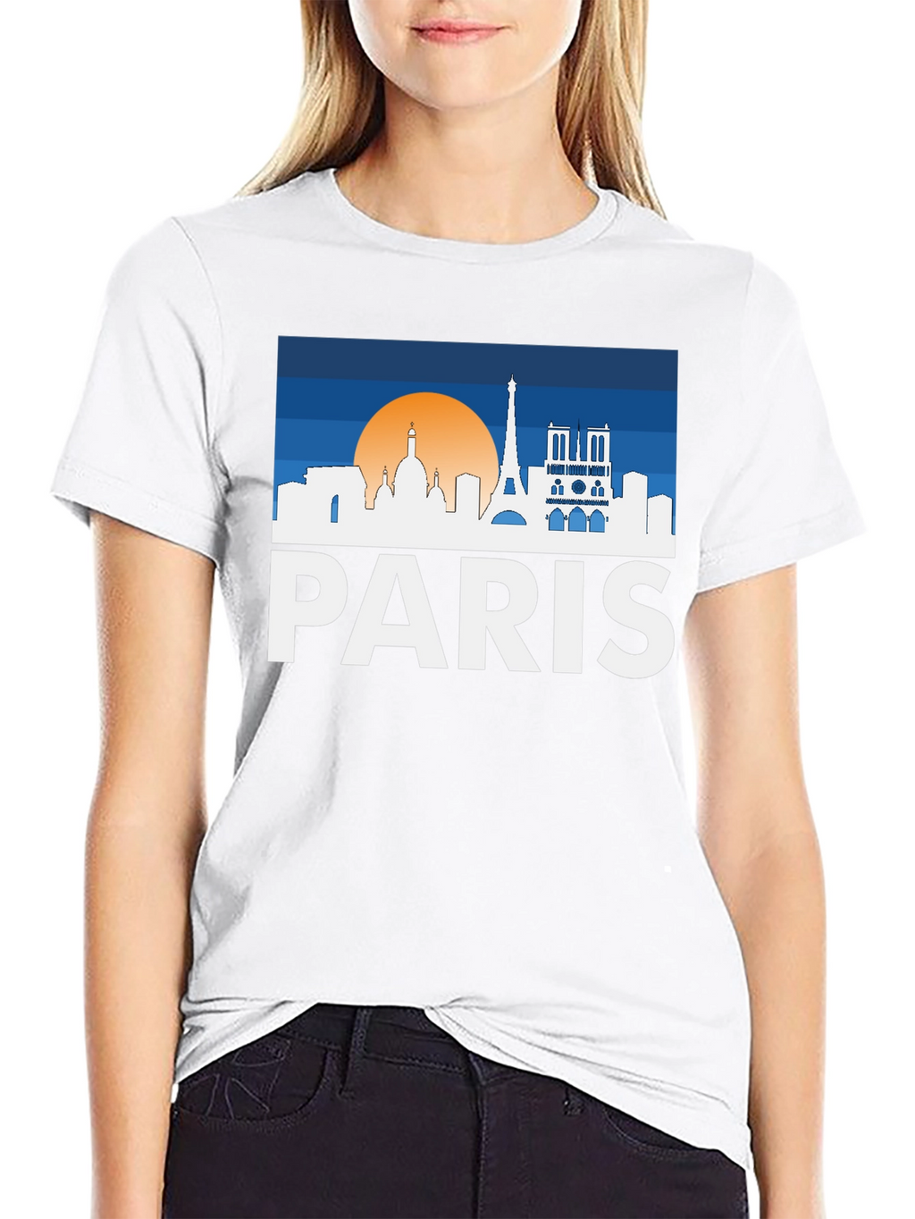 Paris Skyline T-Shirt - Cityscape Tee