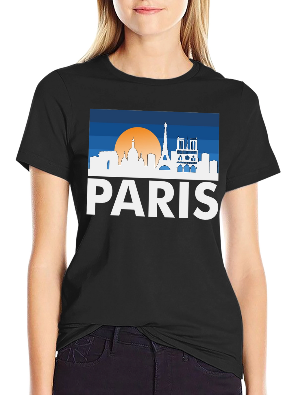 Paris Skyline T-Shirt - Cityscape Tee