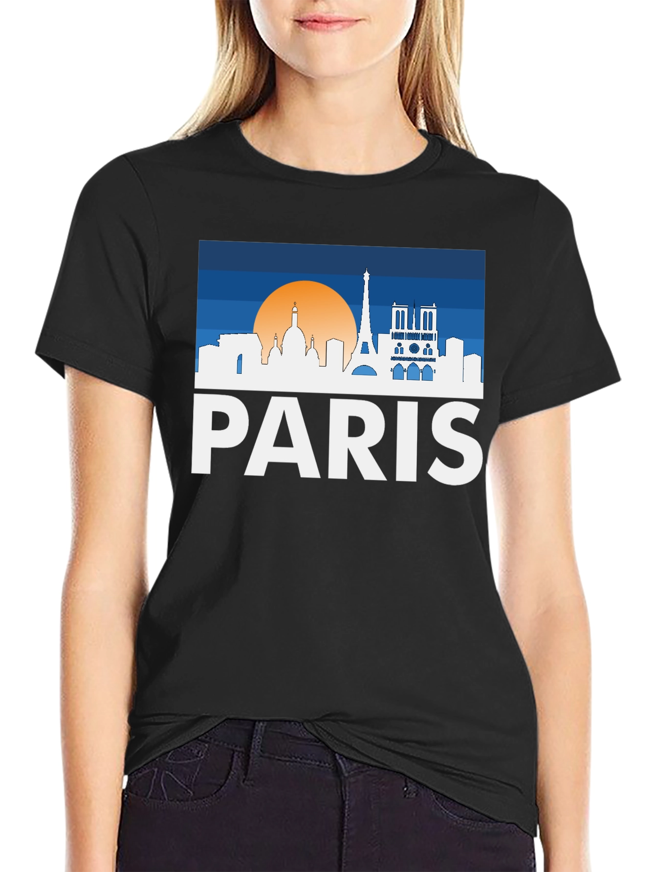 Paris Skyline T-Shirt - Cityscape Tee