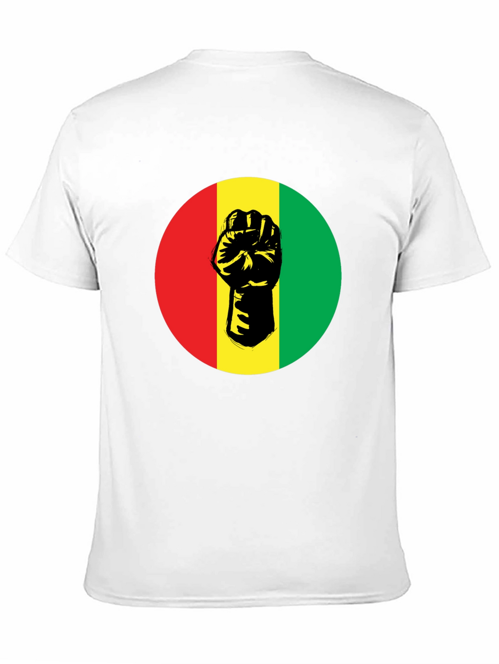 Pan-African Fist Graphic Tee - Black