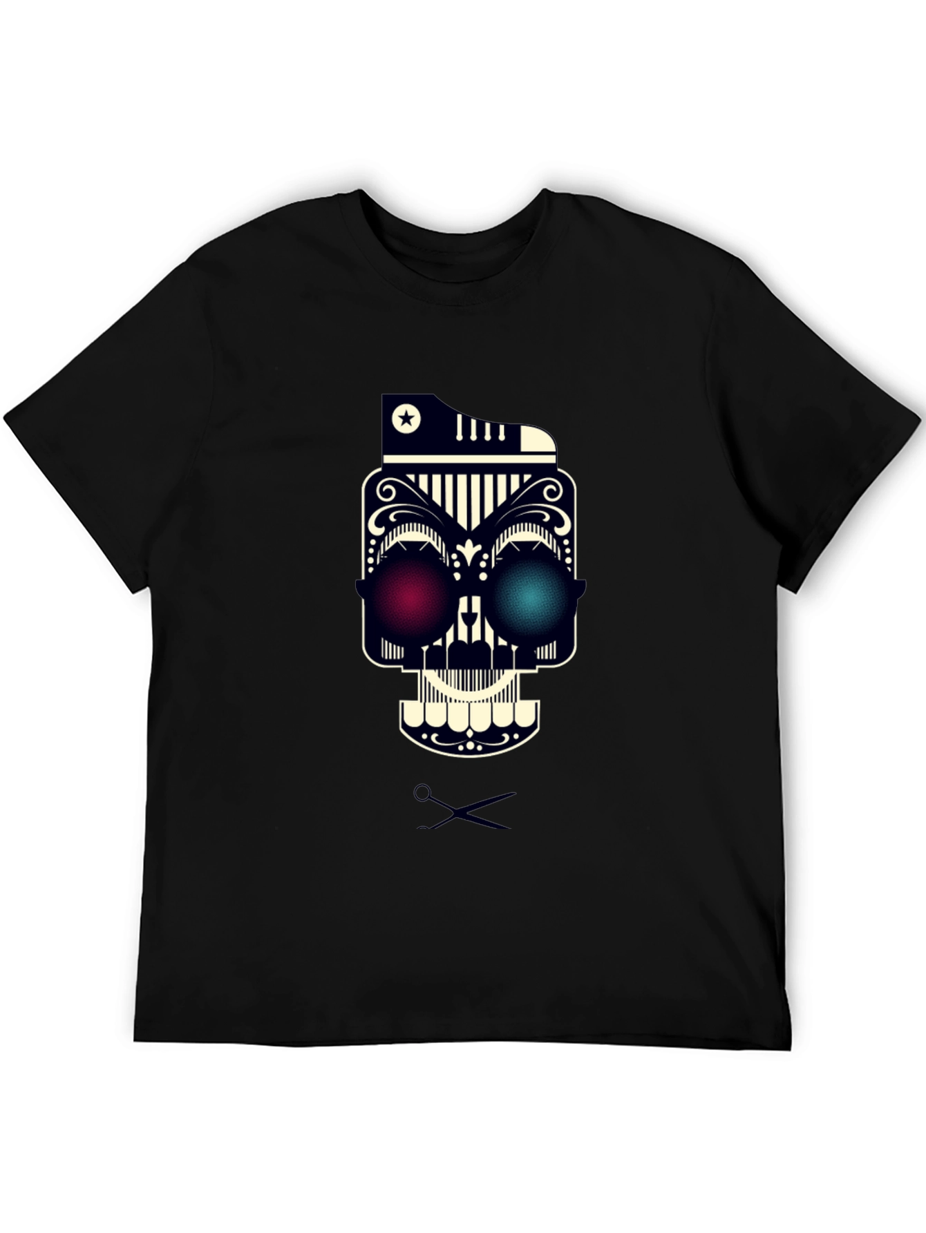 Skull Graphic Tee - Edgy Streetwear Style