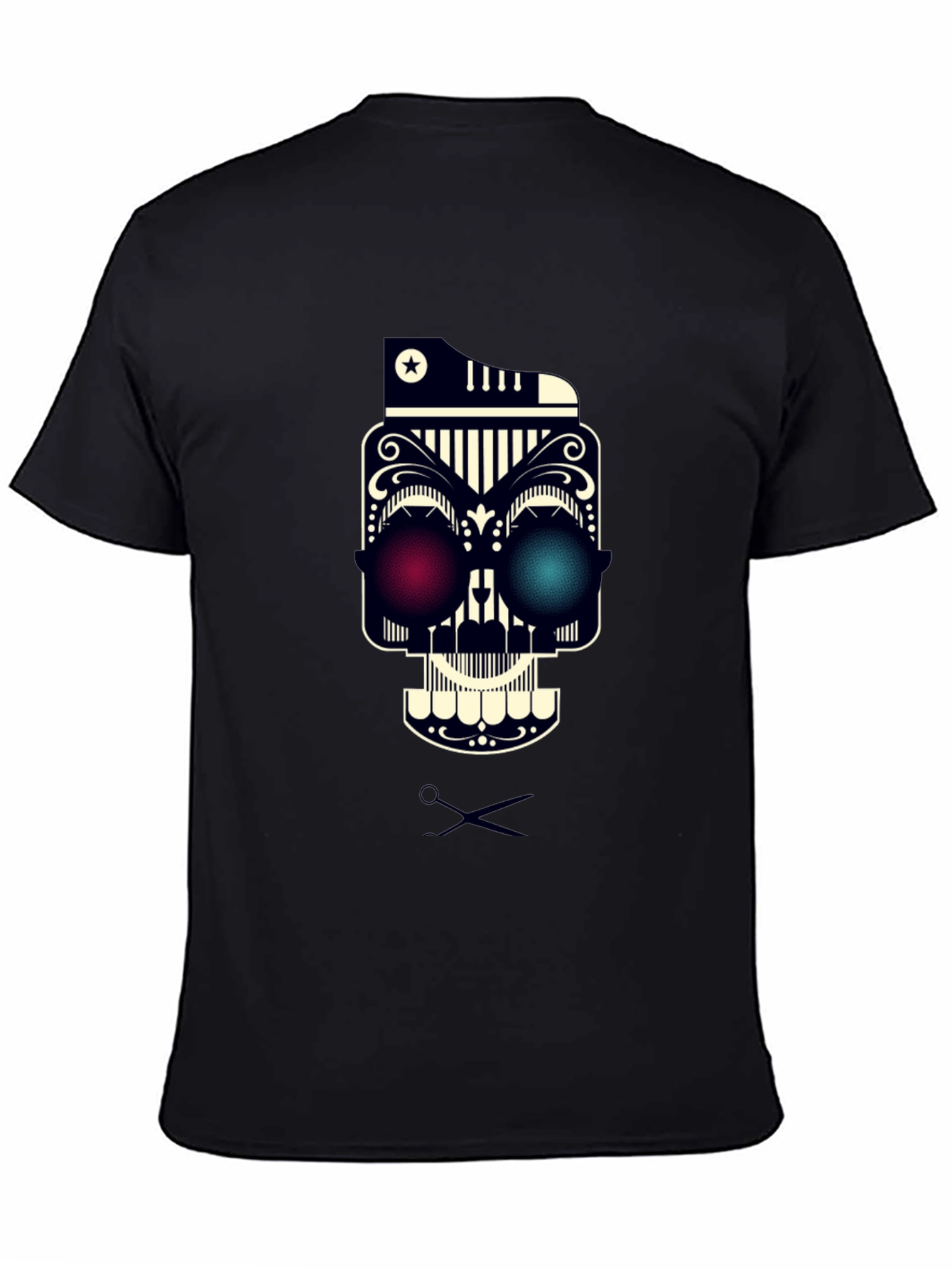 Skull Graphic Tee - Edgy Streetwear Style