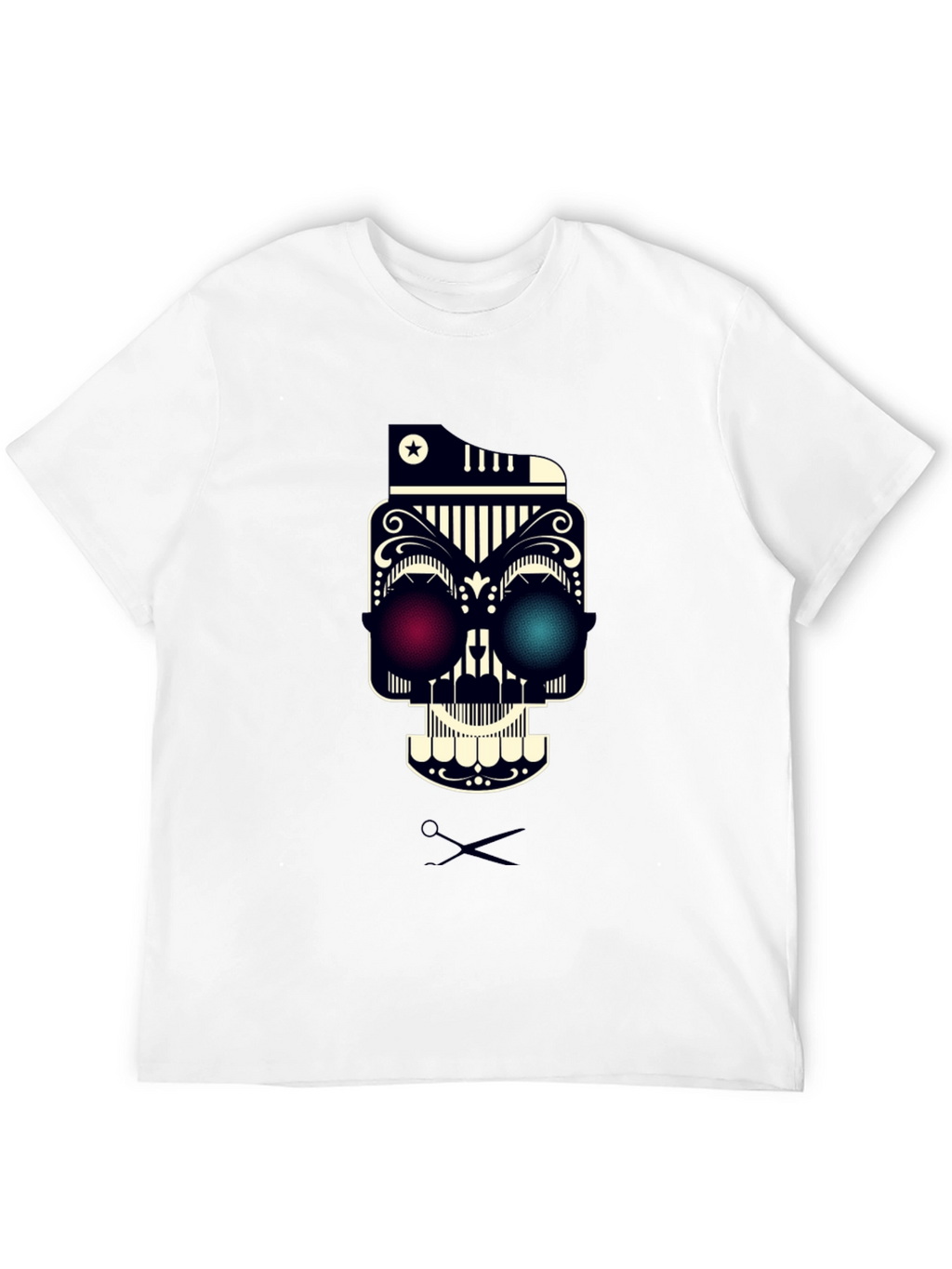 Skull Graphic Tee - Edgy Streetwear Style