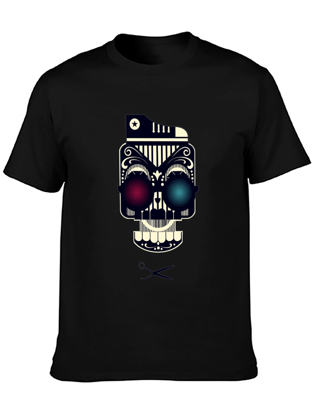 Skull Graphic Tee - Edgy Streetwear Style