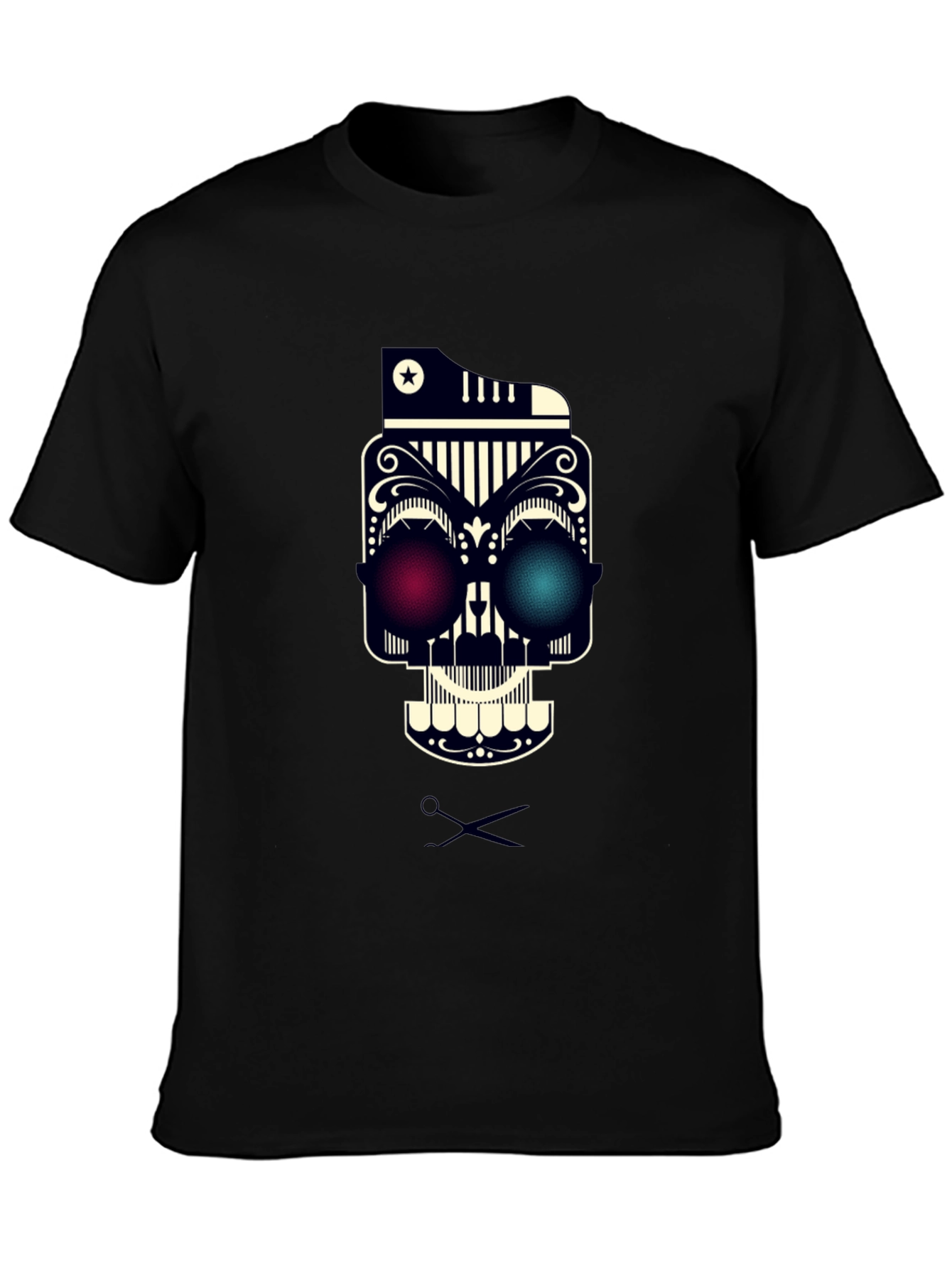 Skull Graphic Tee - Edgy Streetwear Style