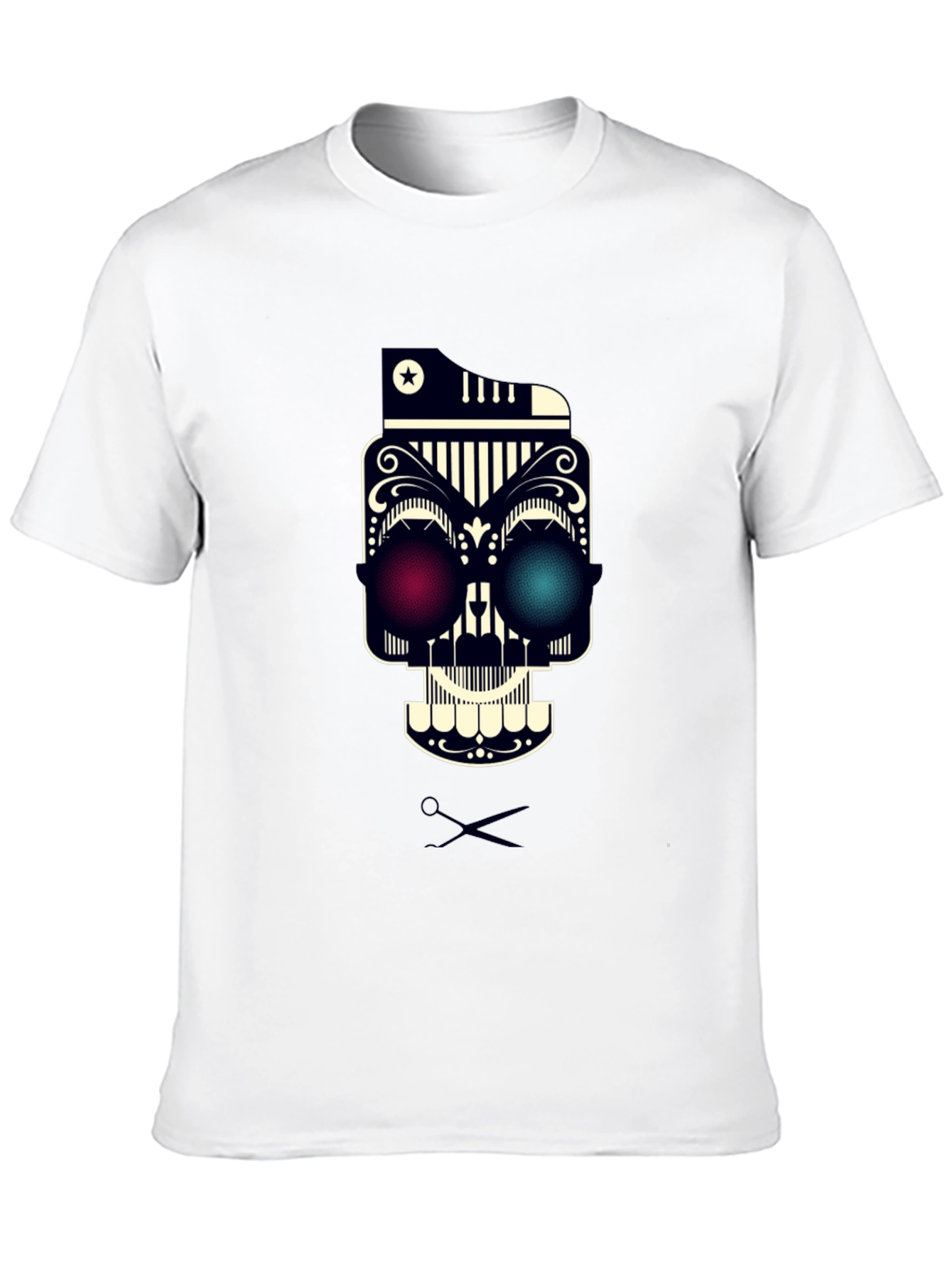 Skull Graphic Tee - Edgy Streetwear Style