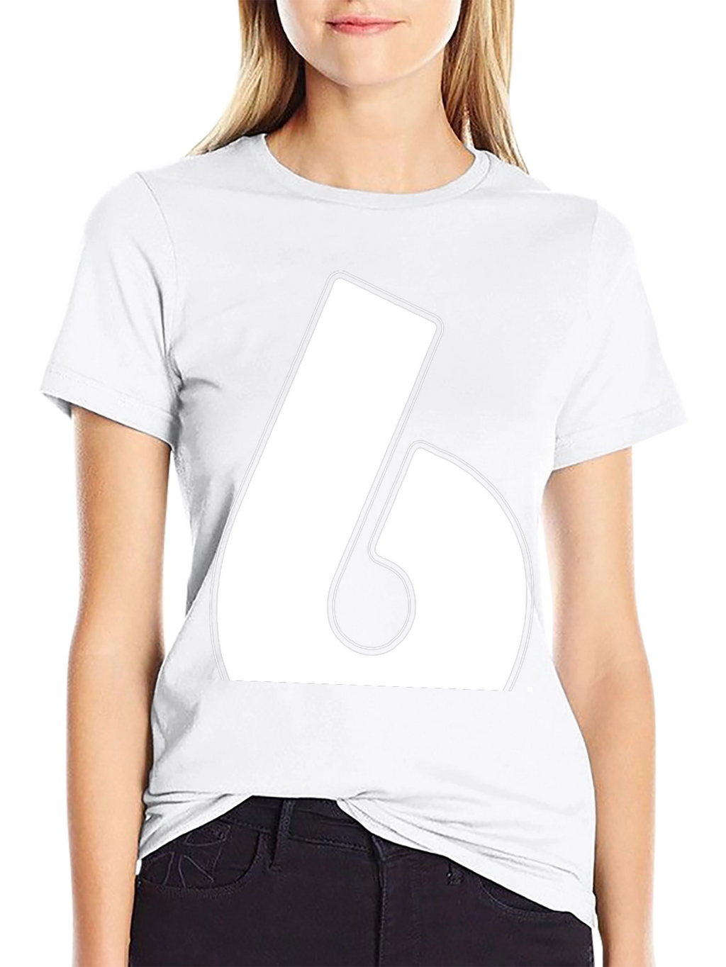 Bold Number 6 Graphic T-Shirt