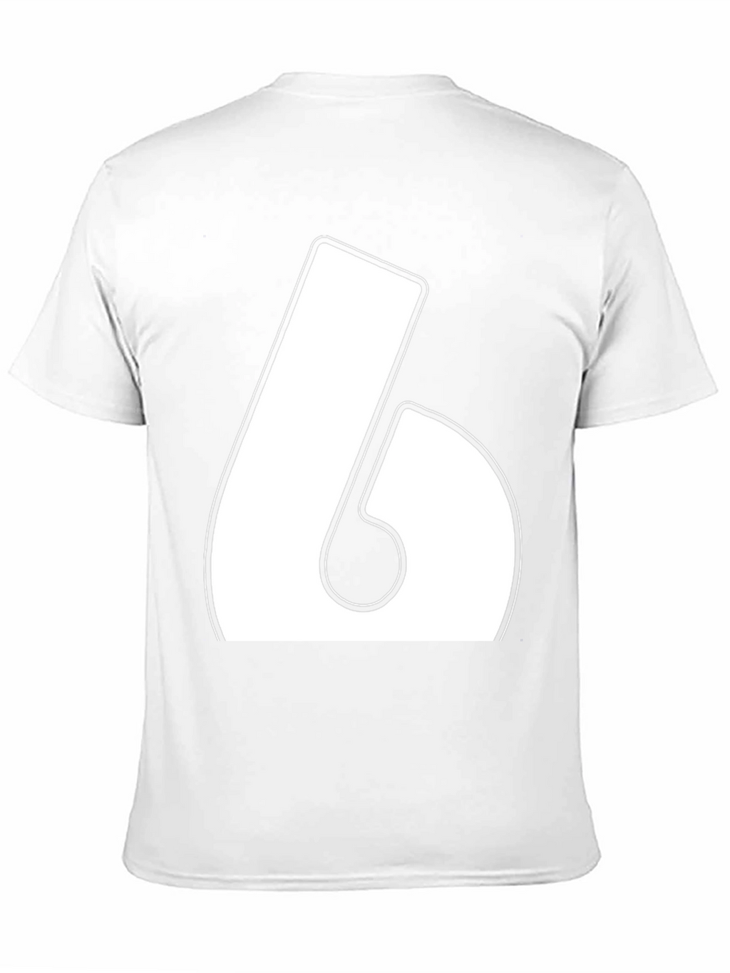 Bold Number 6 Graphic T-Shirt