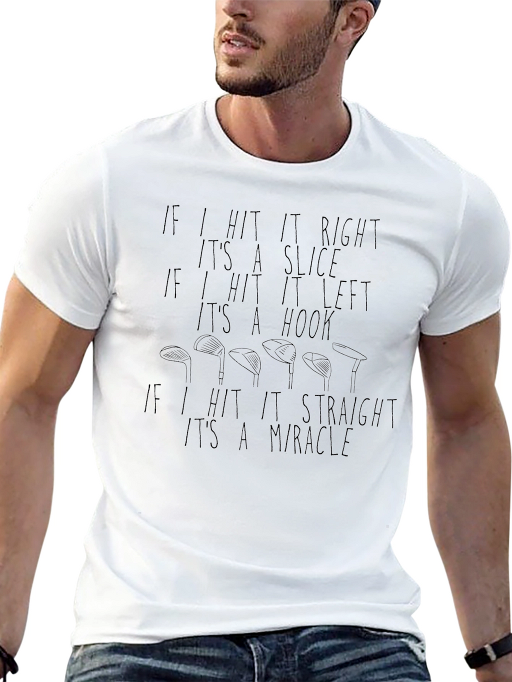 Golf Slice Hook Miracle Tee