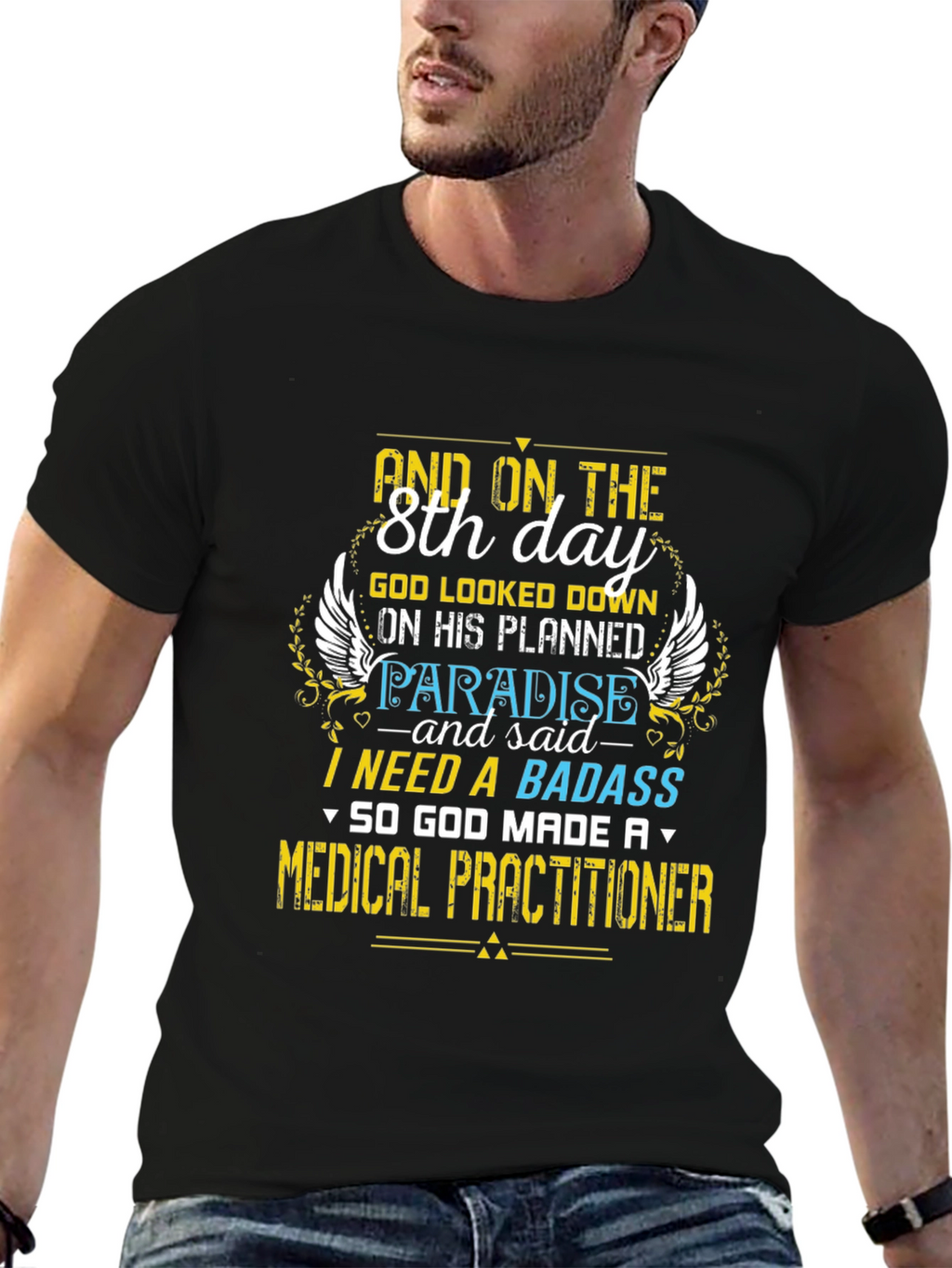 Badass Medical Practitioner Graphic T-Shirt