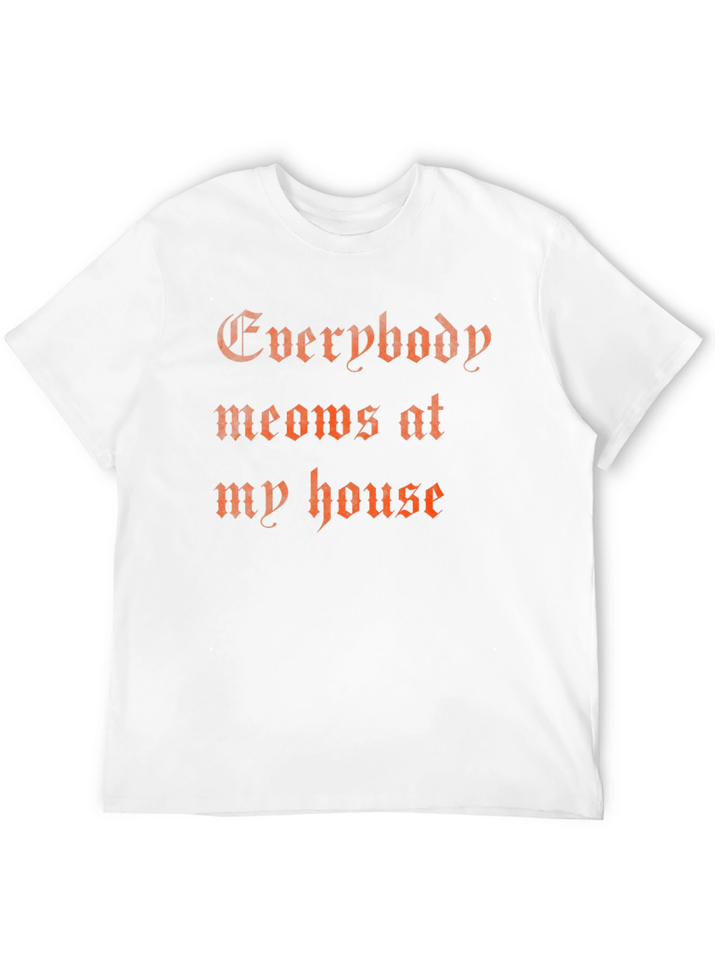 Everybody Meows T-Shirt - Funny Cat Lover Tee