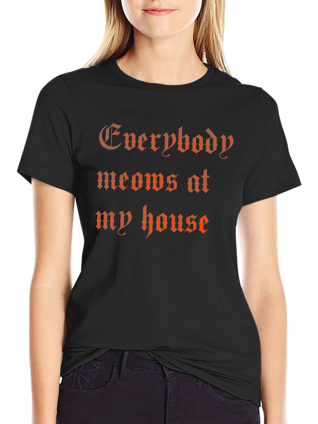 Everybody Meows T-Shirt - Funny Cat Lover Tee