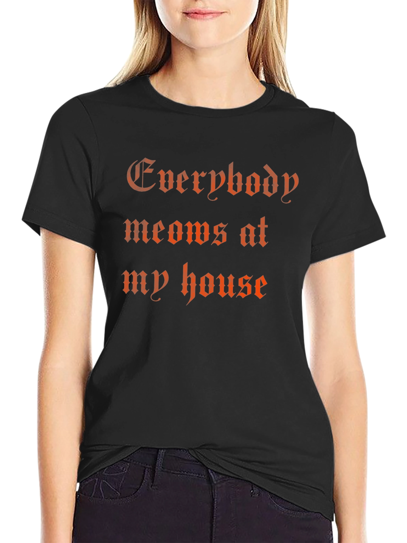 Everybody Meows T-Shirt - Funny Cat Lover Tee