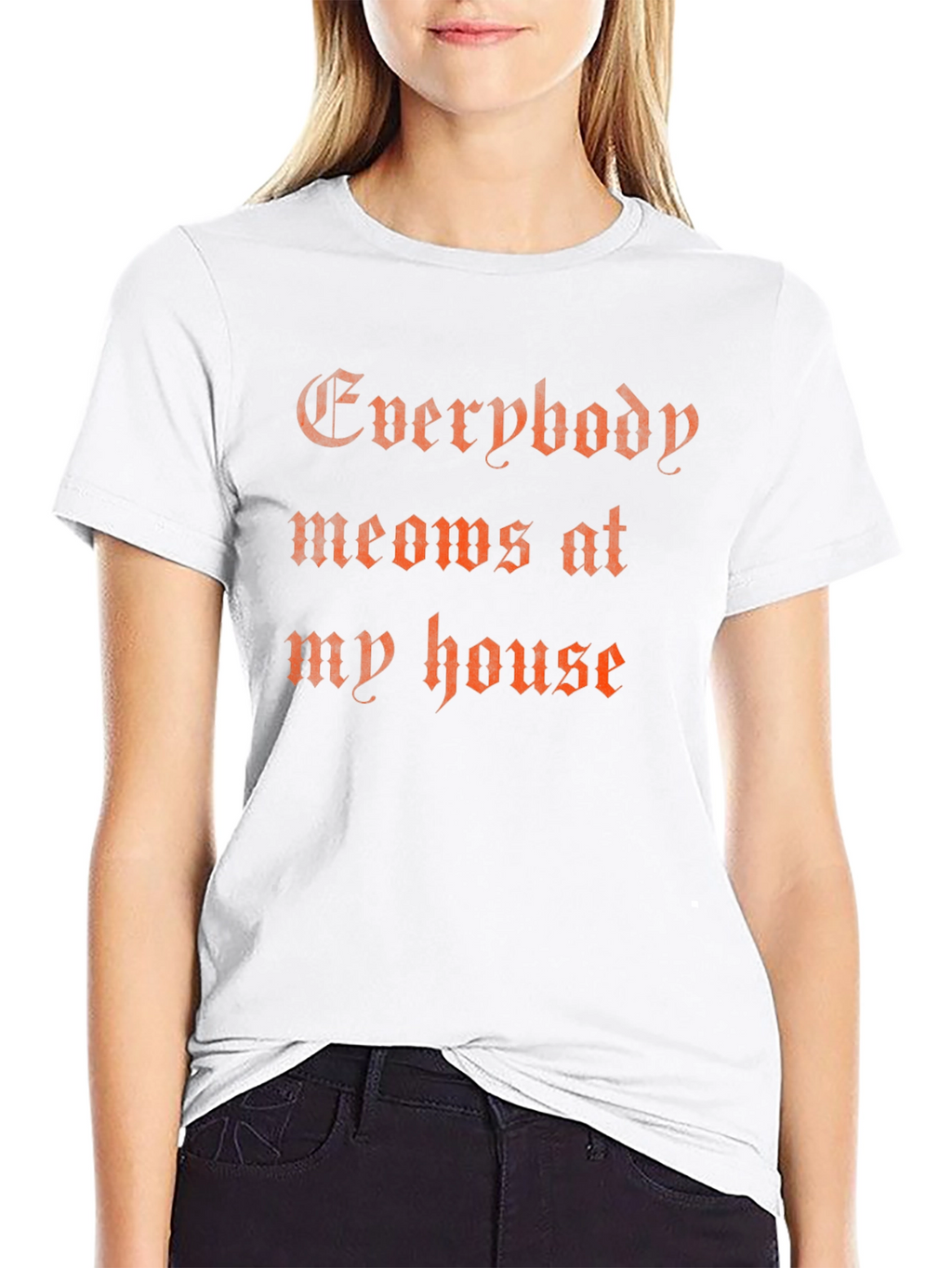 Everybody Meows T-Shirt - Funny Cat Lover Tee