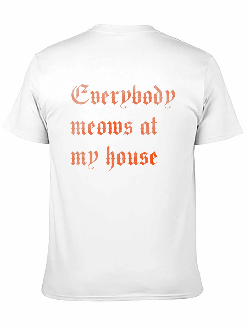 Everybody Meows T-Shirt - Funny Cat Lover Tee