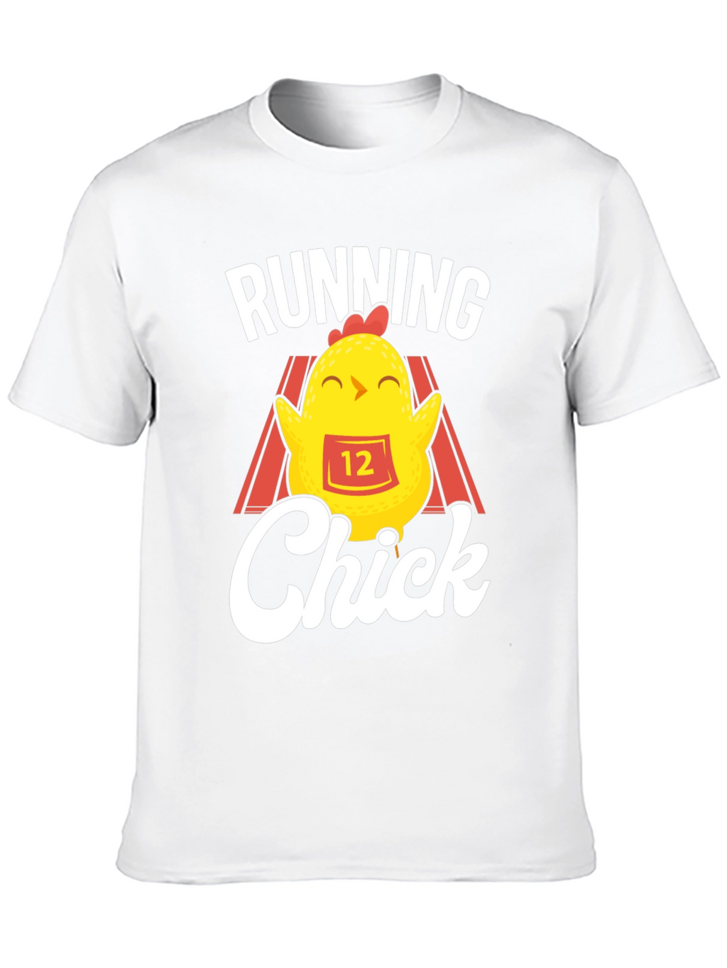 Running Chick Black T-Shirt