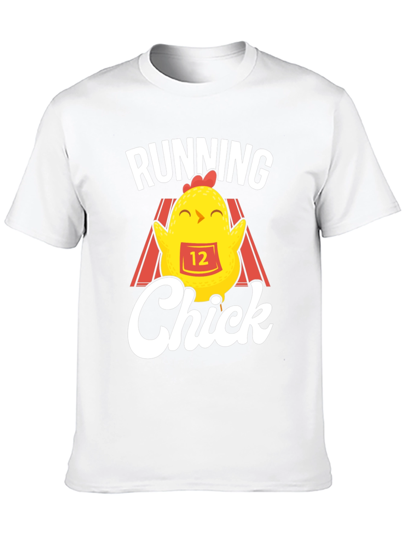 Running Chick Black T-Shirt