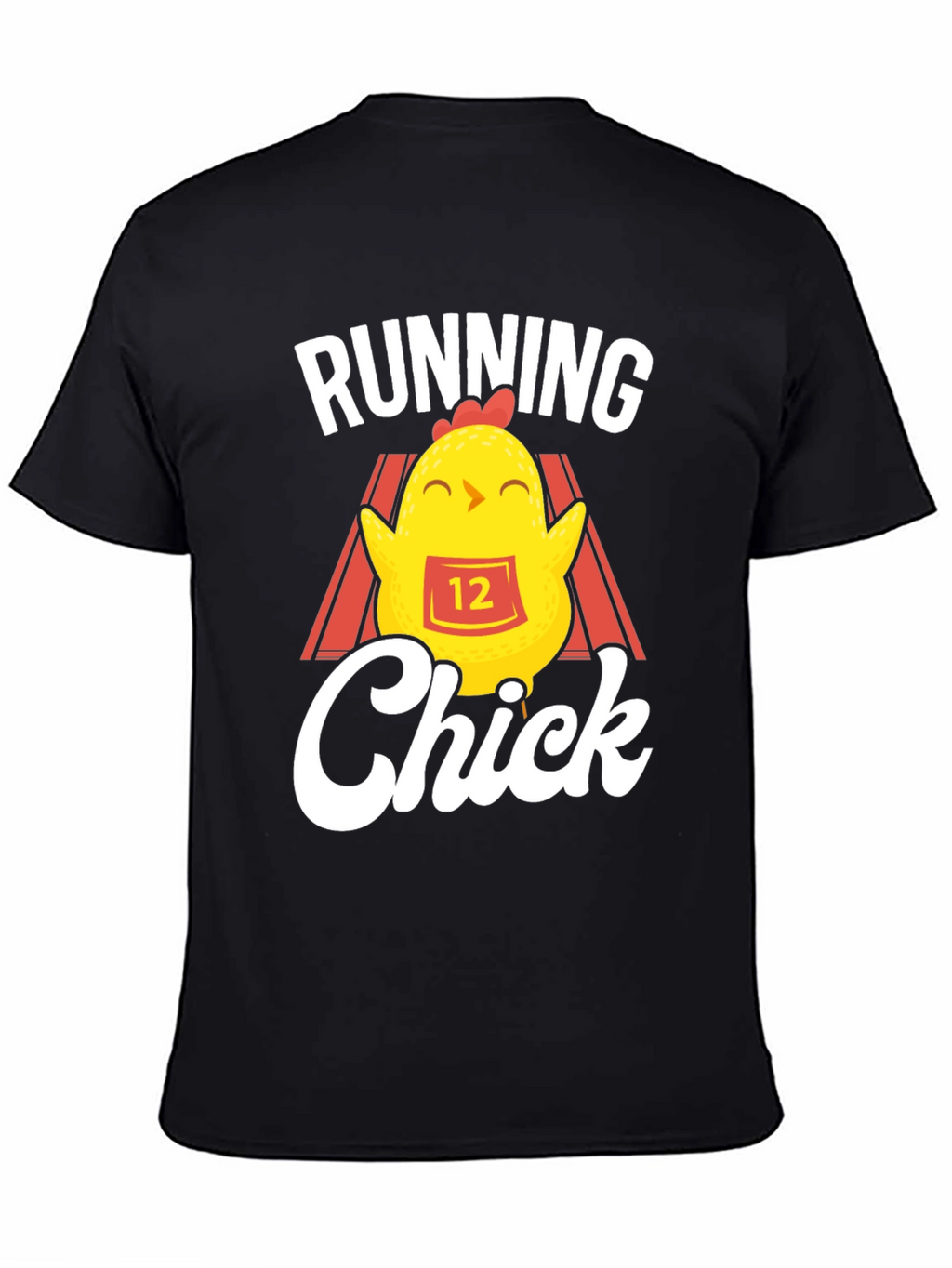 Running Chick Black T-Shirt