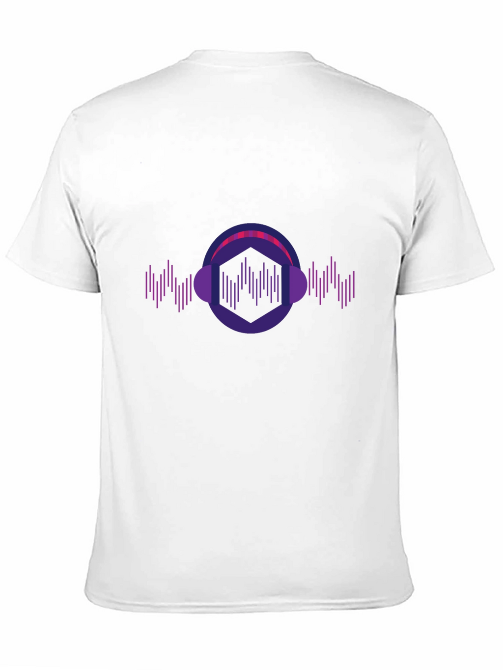 Geometric Headphone Music T-Shirt