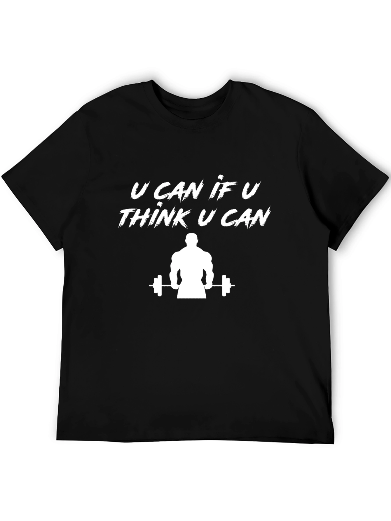 Motivational Gym T-Shirt - You Can If You Think You Can
