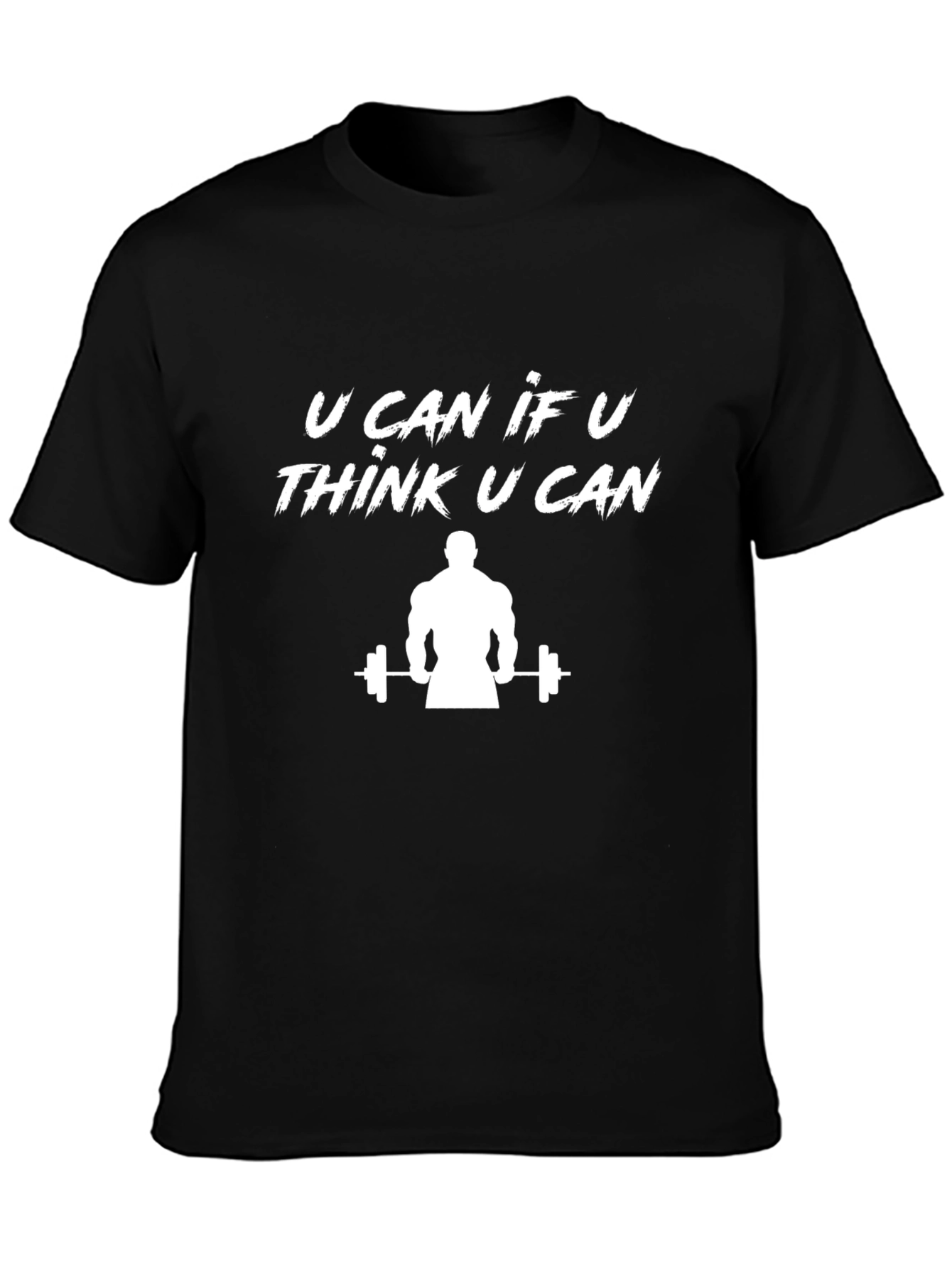 Motivational Gym T-Shirt - You Can If You Think You Can