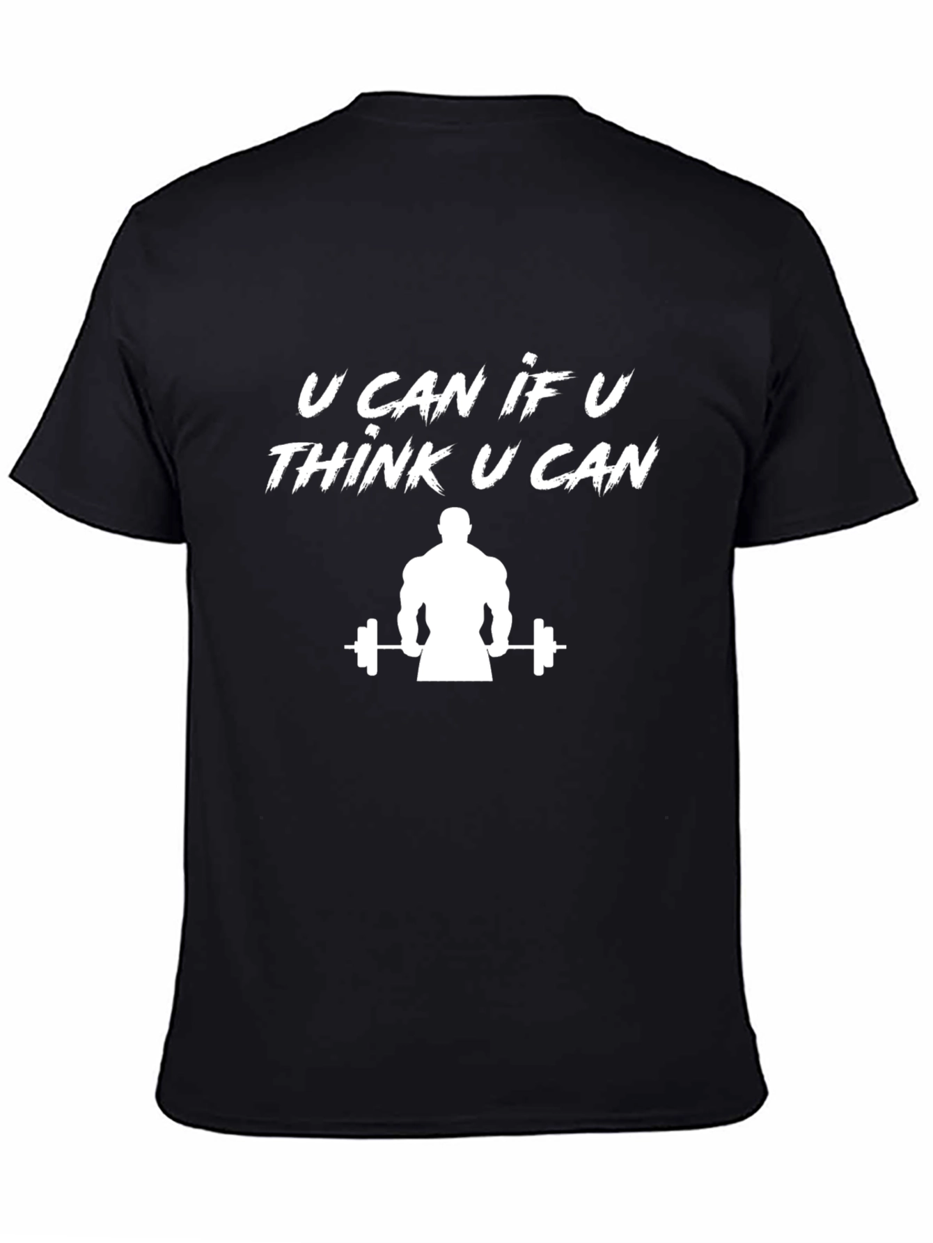 Motivational Gym T-Shirt - You Can If You Think You Can