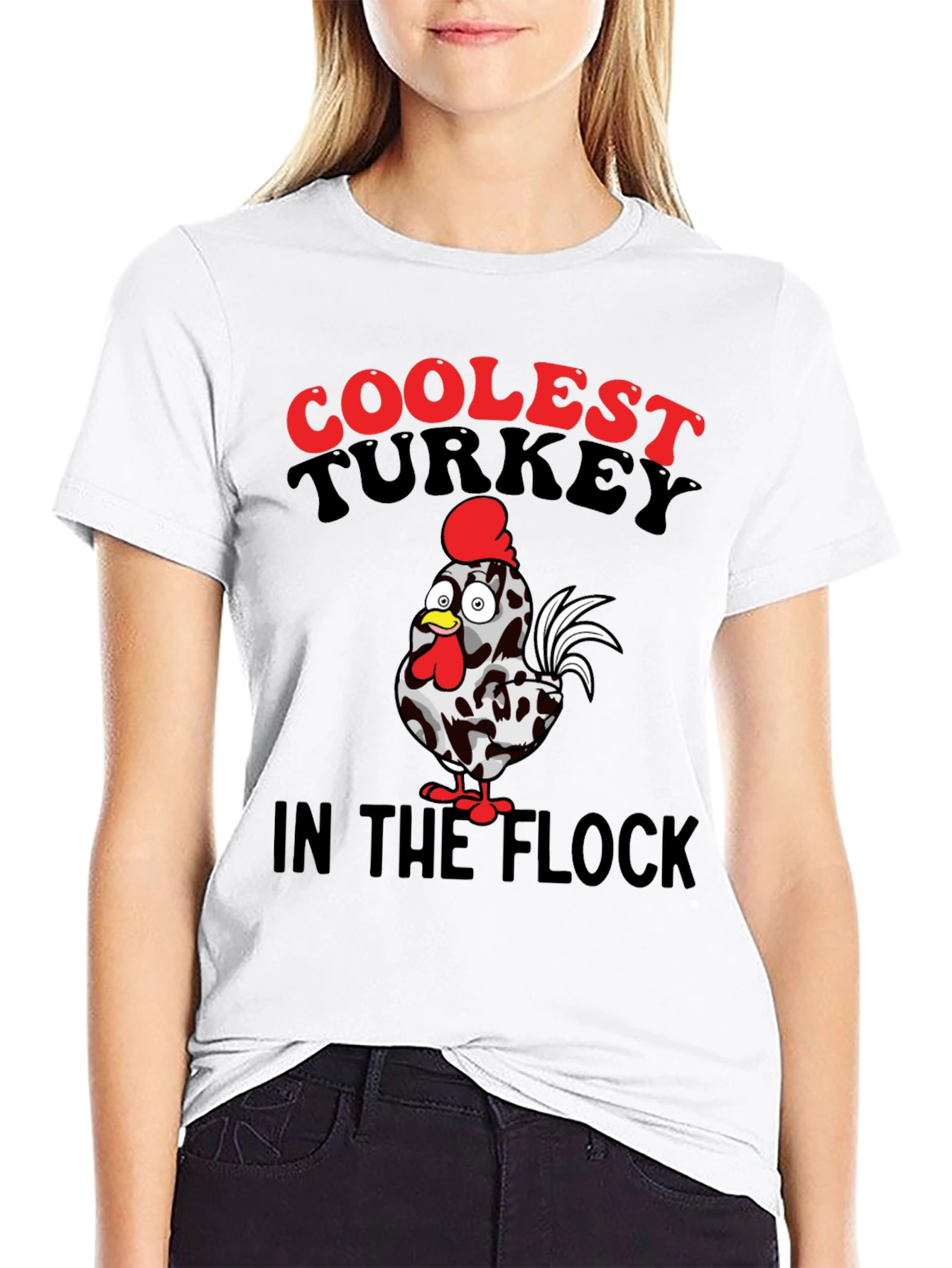 Coolest Turkey in the Flock Graphic T-Shirt