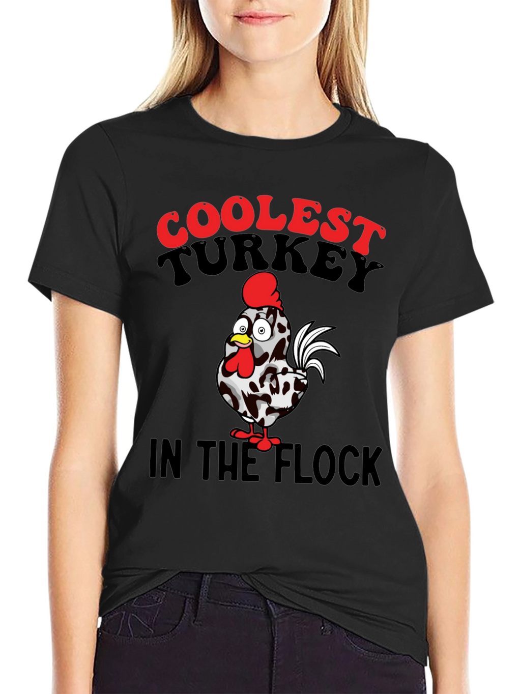 Coolest Turkey in the Flock Graphic T-Shirt