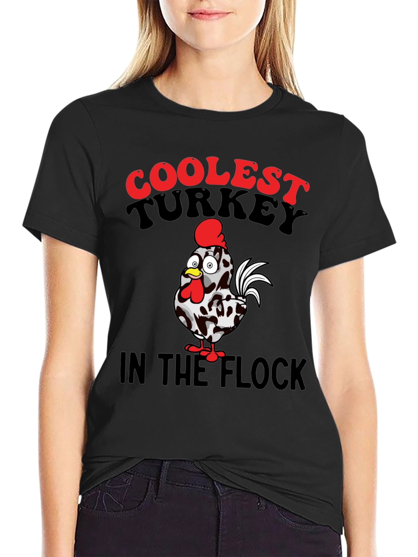 Coolest Turkey in the Flock Graphic T-Shirt