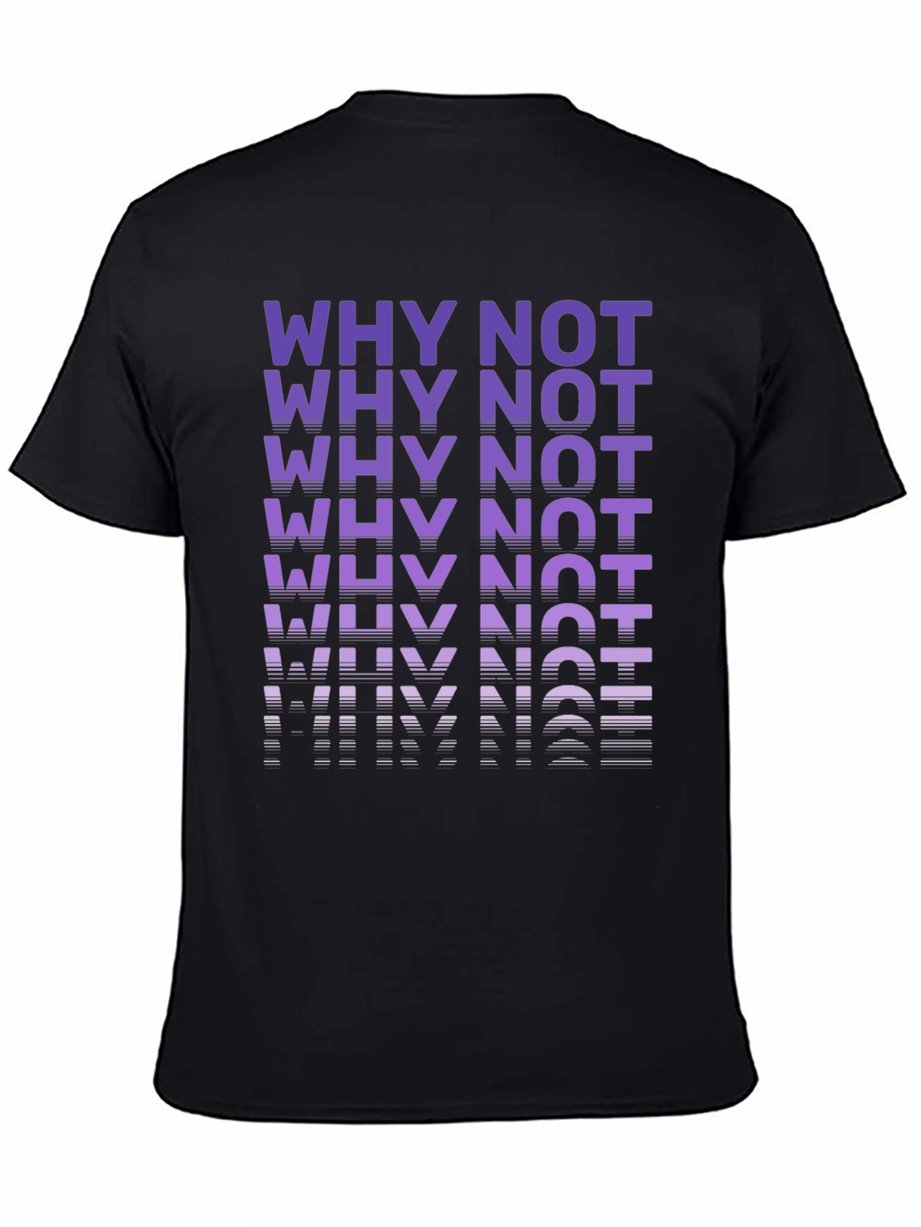 Why Not Graphic Tee - Modern Casual T-Shirt