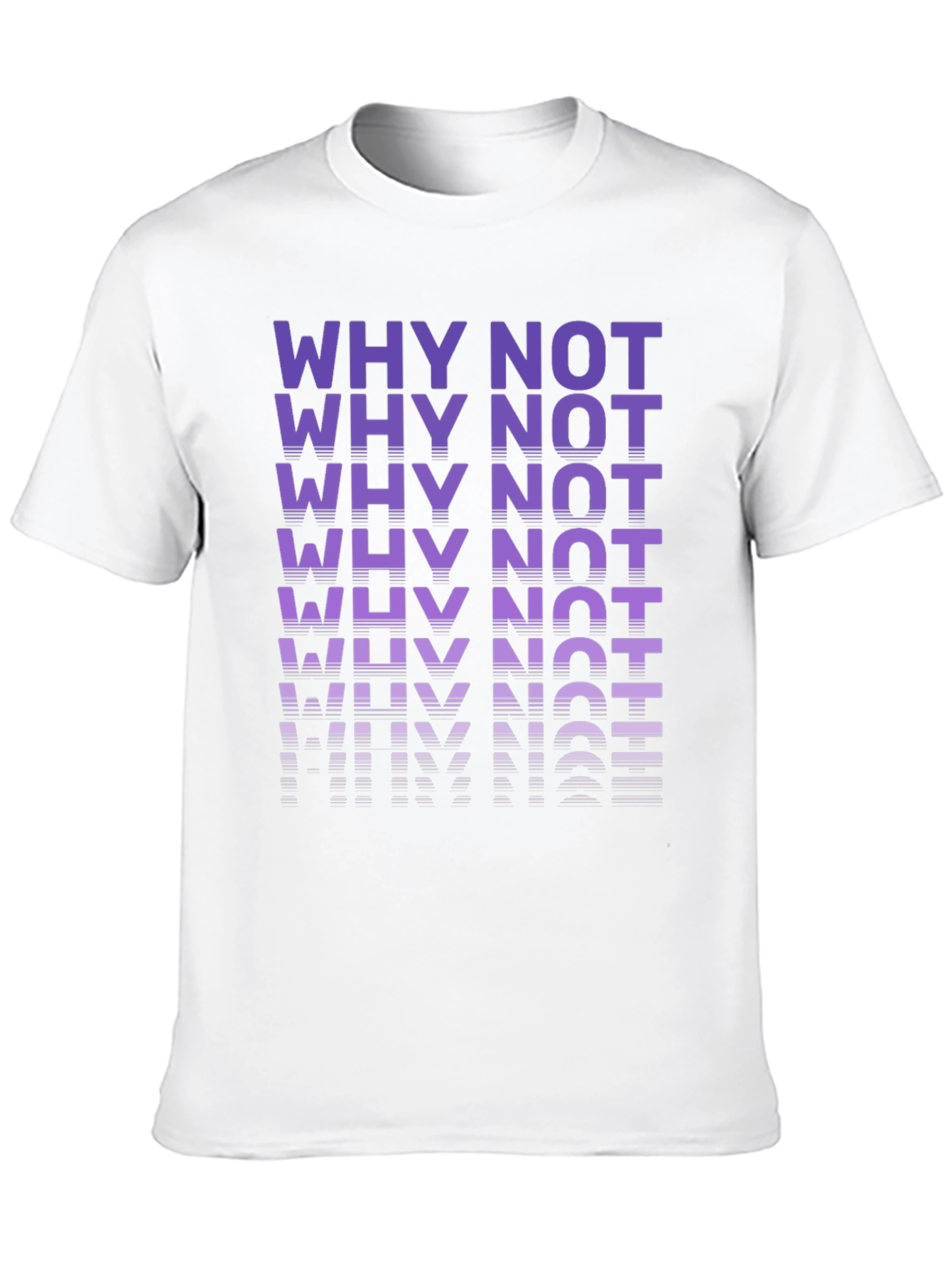 Why Not Graphic Tee - Modern Casual T-Shirt