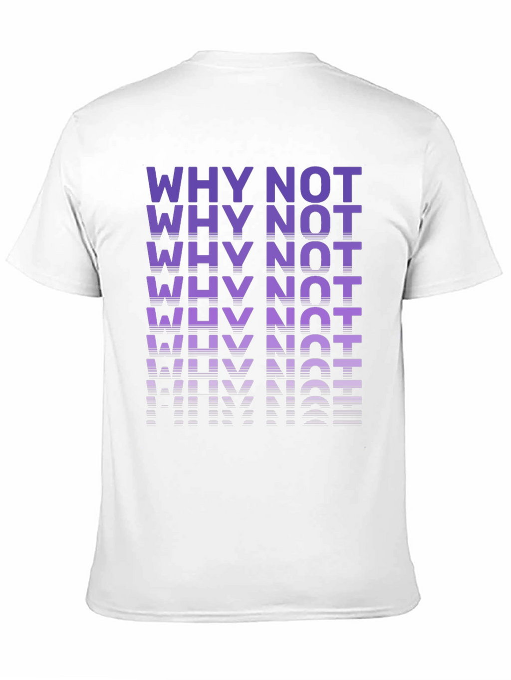Why Not Graphic Tee - Modern Casual T-Shirt
